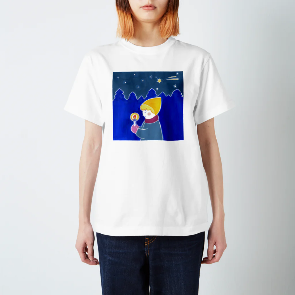 .michiko.のキャンドルとぼく スタンダードTシャツ