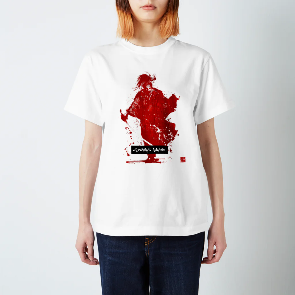 SAMURAI BRAVE JAPANのSAMURAI ｢桜花ノ理｣ スタンダードTシャツ