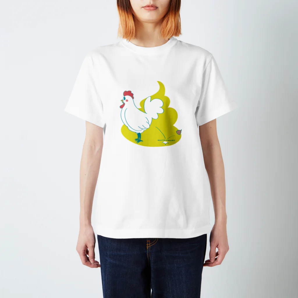 morikoのうんこニワトリ Regular Fit T-Shirt