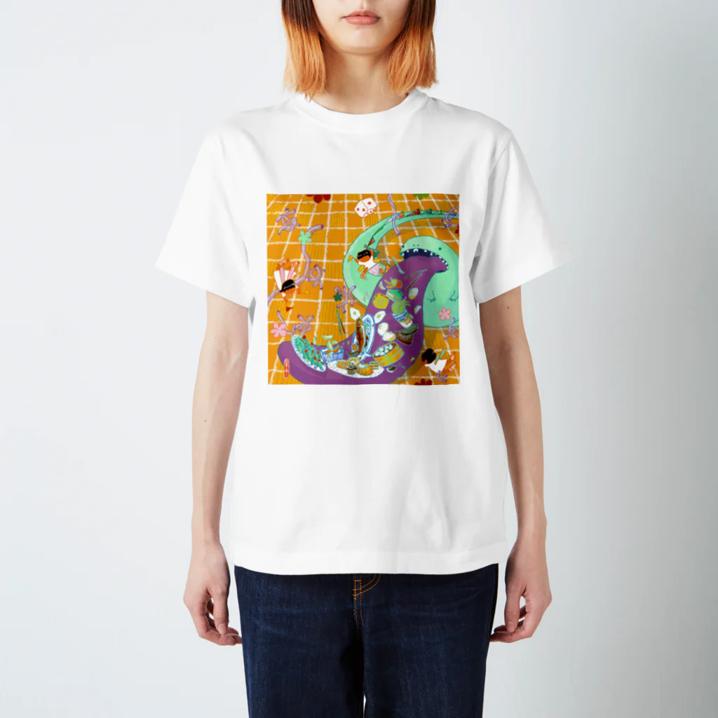 ipinlululululu's ferris wheelの食いしん坊 Regular Fit T-Shirt