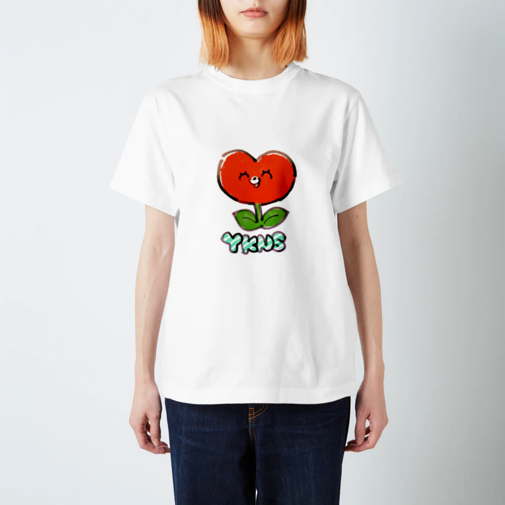 akioco’s character goodsのしょくぶつマン(赤) Regular Fit T-Shirt