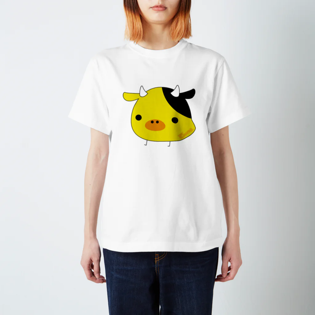 Cowzaの牛ひよこ スタンダードTシャツ