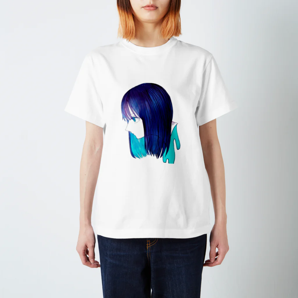 あきらののインナーカラーな女の子 Regular Fit T-Shirt