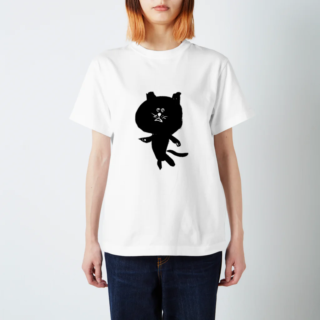 newmeの筆猫-fudeneko- Regular Fit T-Shirt