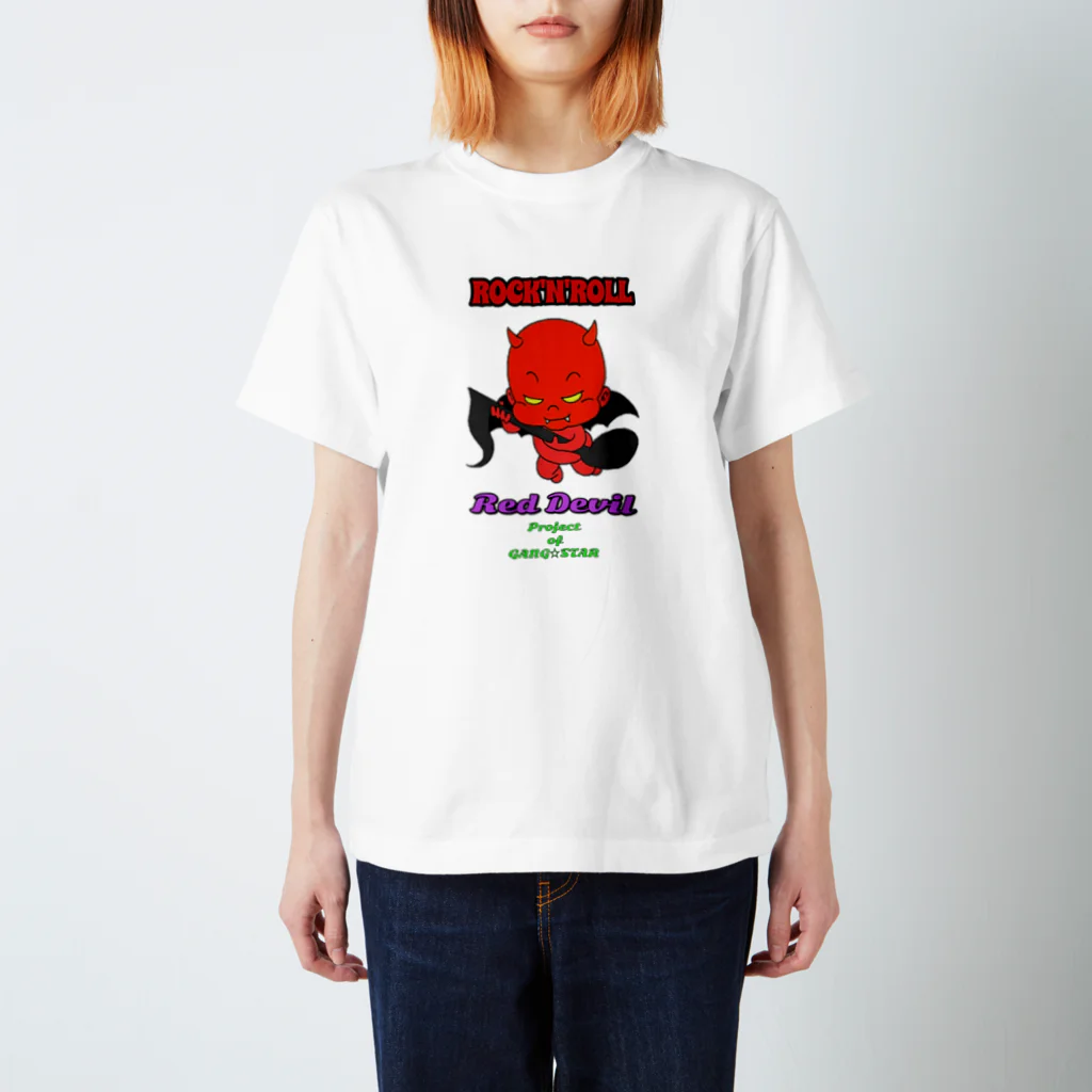 横浜 大口 宝明楼のRed Devil君 スタンダードTシャツ