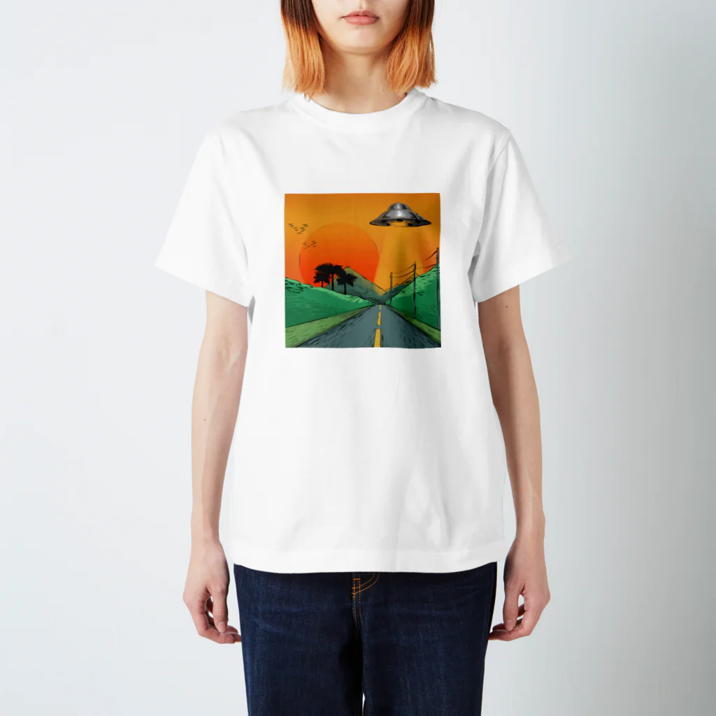 hillmaligramのUFO ロンT スタンダードTシャツ