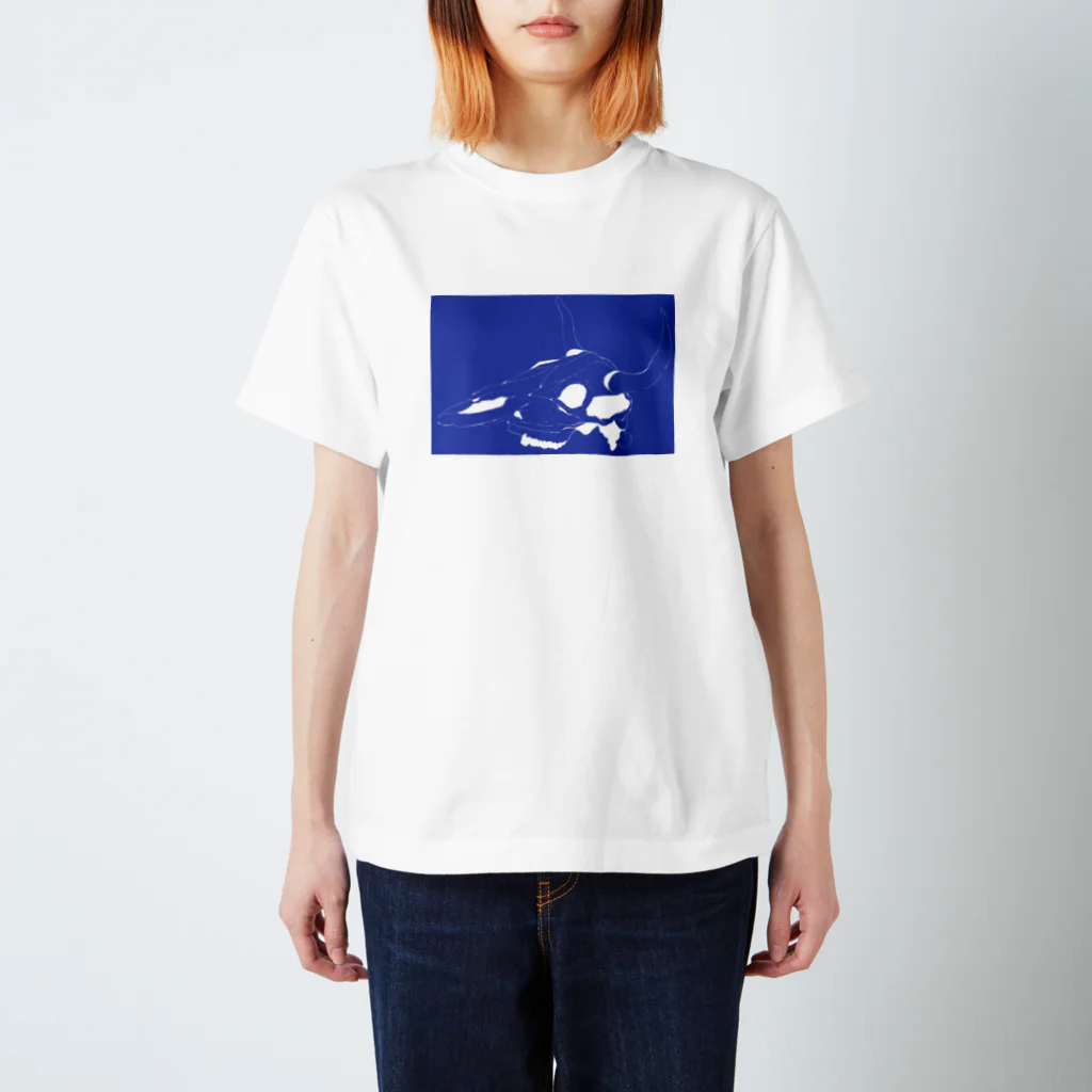 べべのお絵かきの牛の頭骨さん スタンダードTシャツ