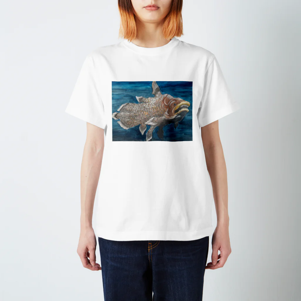 Shun-shunの深海のシーラカンス スタンダードTシャツ