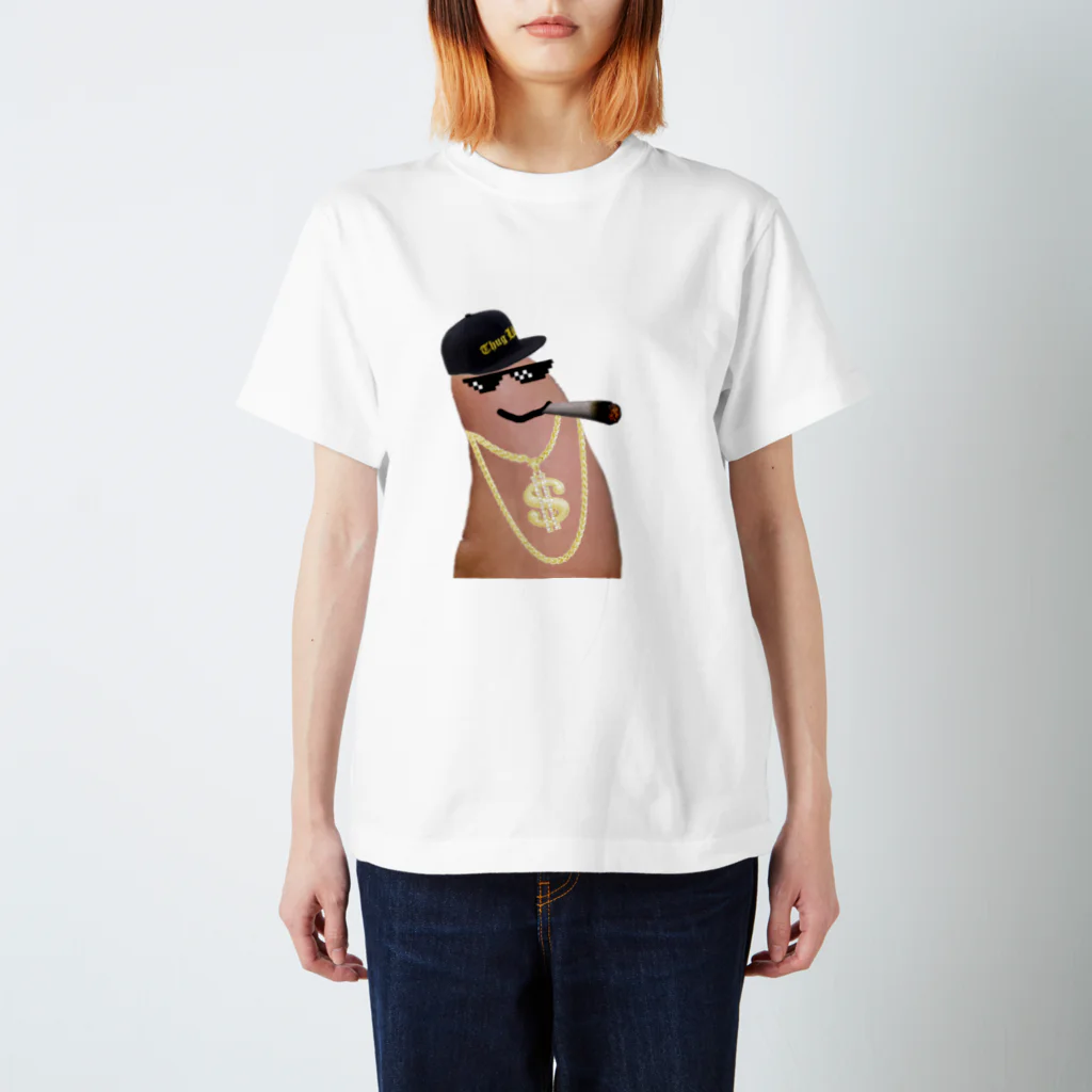 Oyayubi_Finger_ManのOyayubiFingerMan Regular Fit T-Shirt