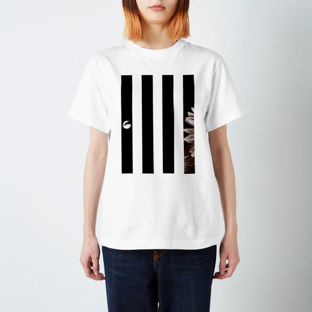 Gerbera/444INC SHOPの縦線T スタンダードTシャツ