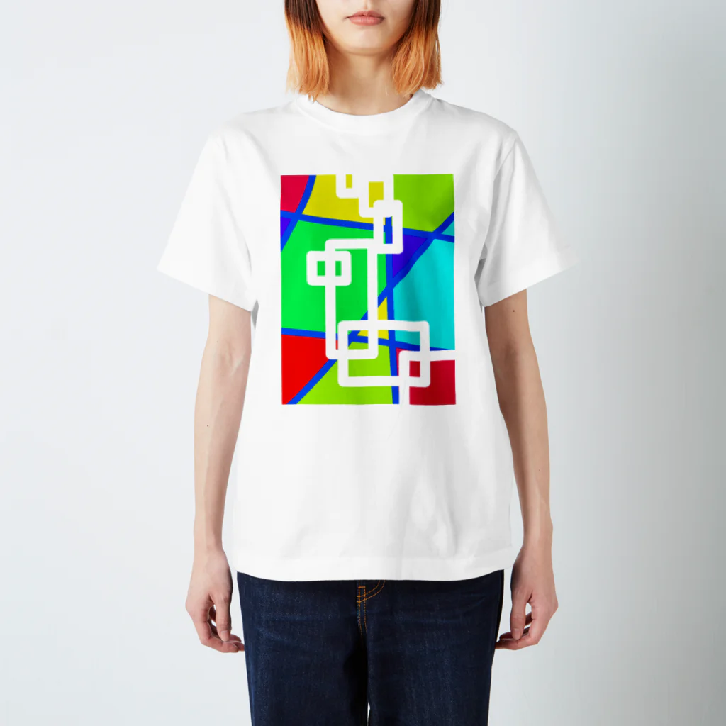 ウンチッチのクリアー幾何学 スタンダードTシャツ