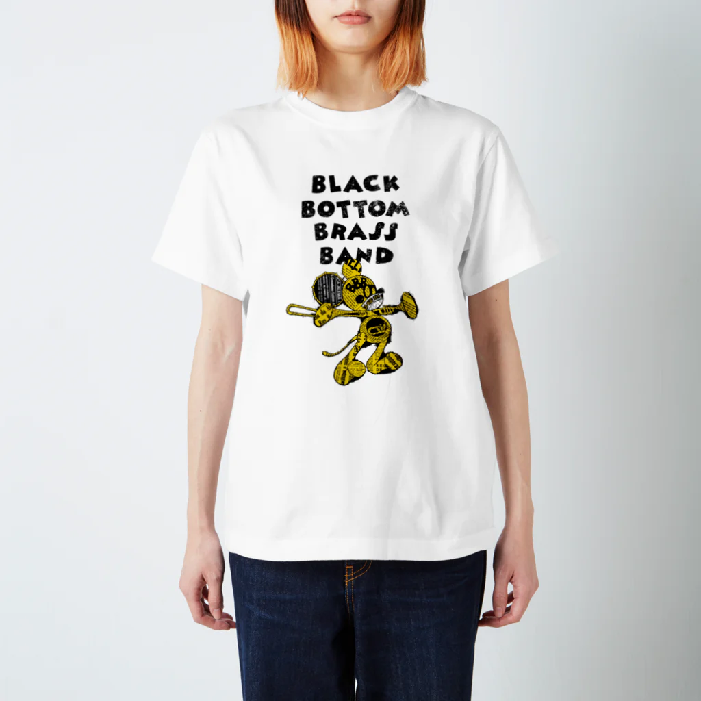 BBBBオフィシャルグッズショップの合体シルエットくんTシャツ スタンダードTシャツ