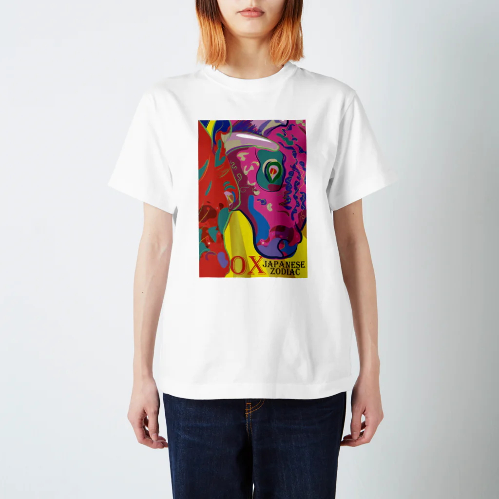 3eyesのZODIAC ox（丑） スタンダードTシャツ