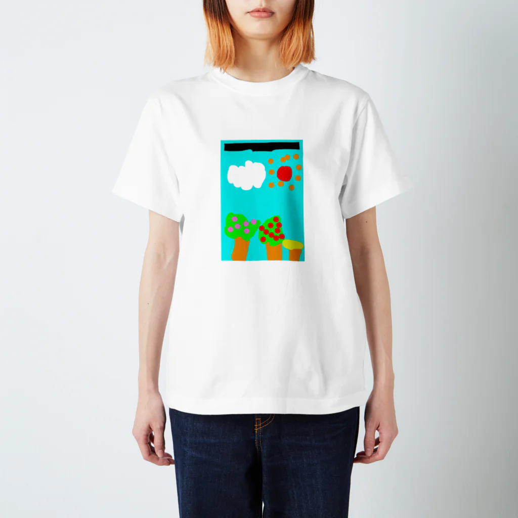 nakayoshikittochanのへいわなにちようび スタンダードTシャツ