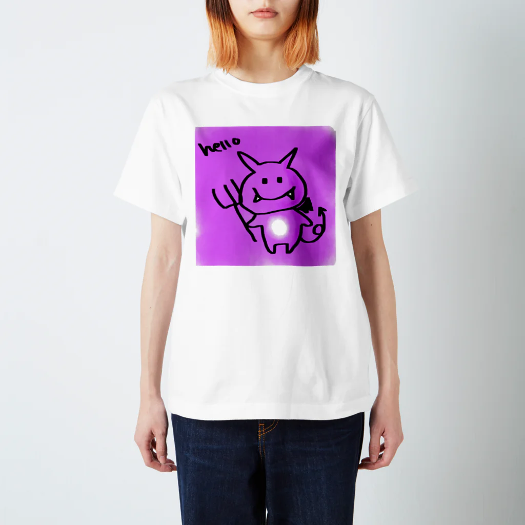 くまさんしょっぷのやさしいあくまさん スタンダードTシャツ