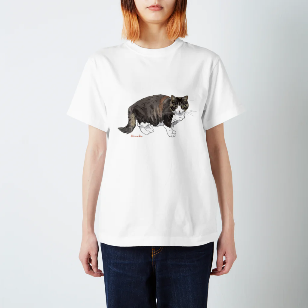 kinako-japanのウインク スタンダードTシャツ