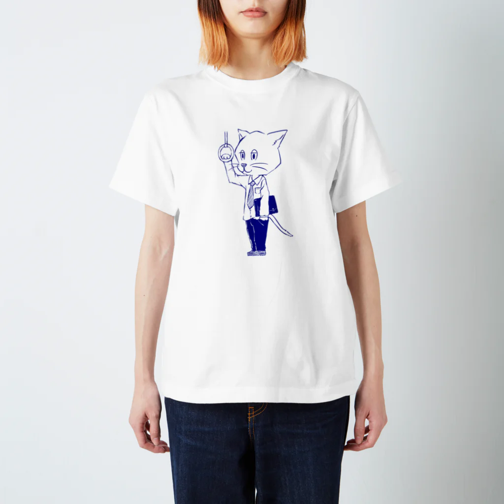 HAPPY MILK MARKETの月曜日の朝ねこねこ Regular Fit T-Shirt