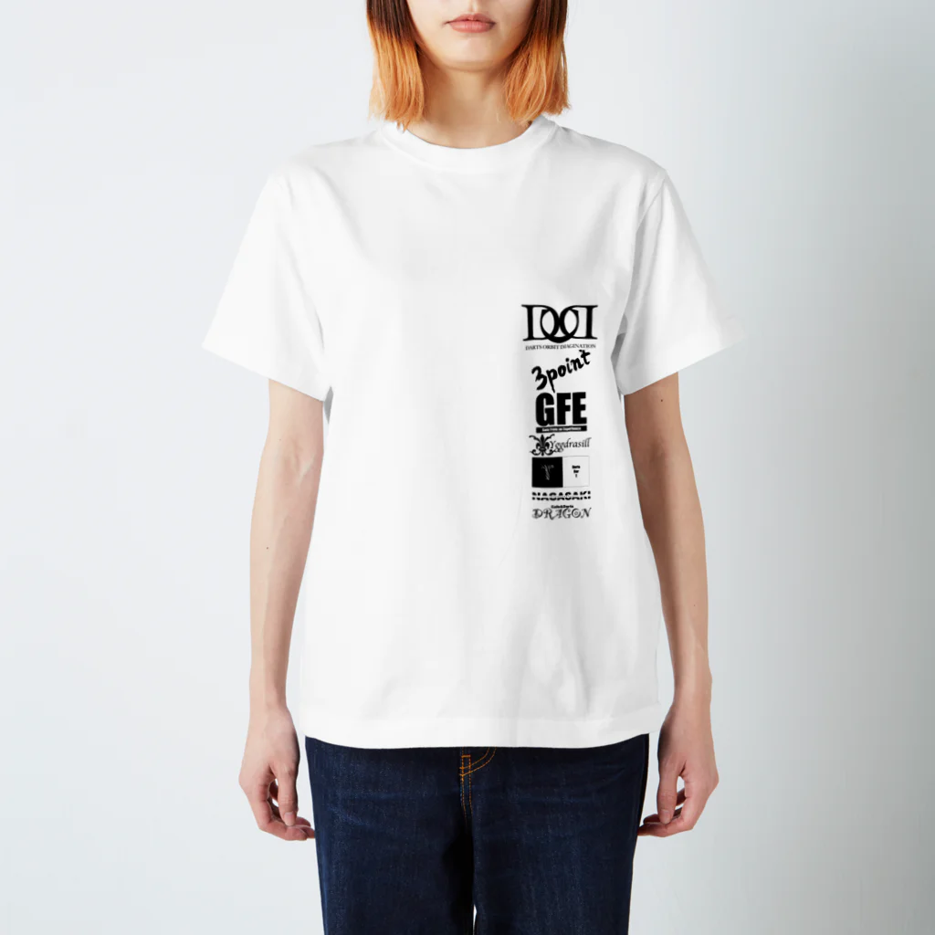 ダーツサークルDOI.のDartsCircleDoi.2020T-shirt01 Regular Fit T-Shirt