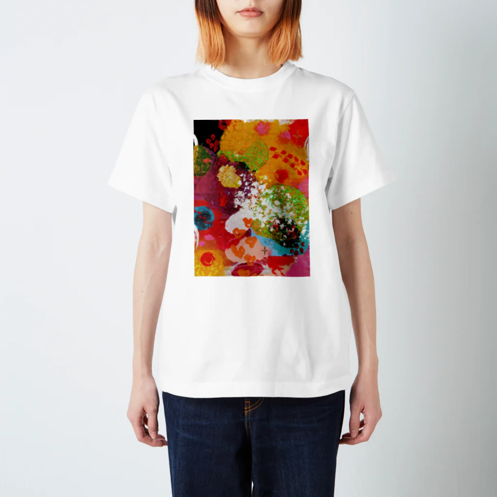 siibaの森のお花畑（近視） Regular Fit T-Shirt