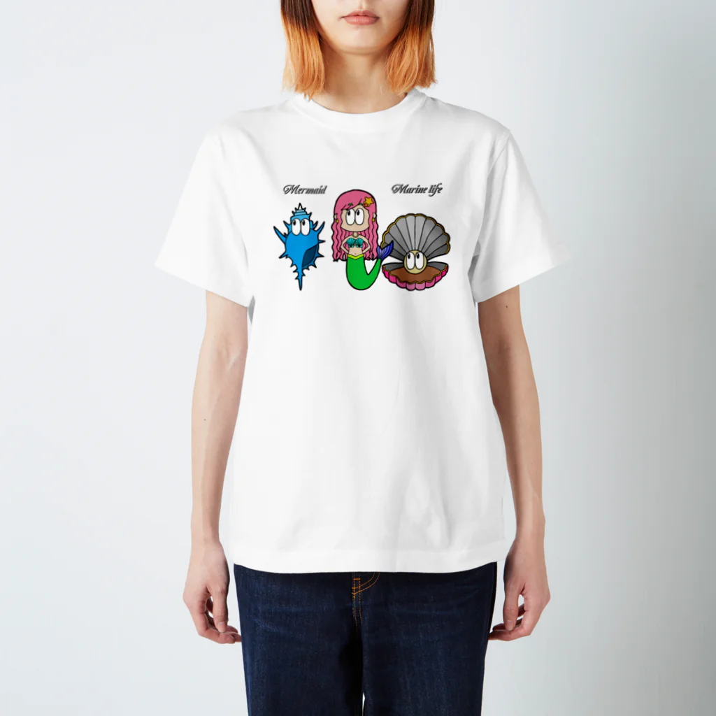 轟絢斗/とどろきあやとのマーメイド/マリンライフ Regular Fit T-Shirt