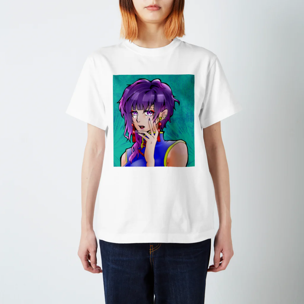 omuranのチャイナお姉さん スタンダードTシャツ