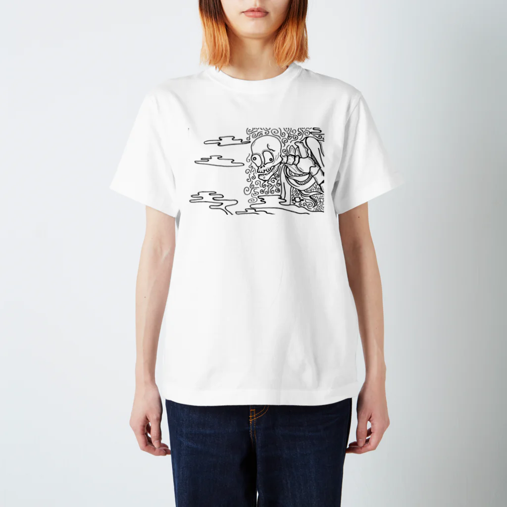 よしだのおえかきのUKIYO絵　shiro スタンダードTシャツ