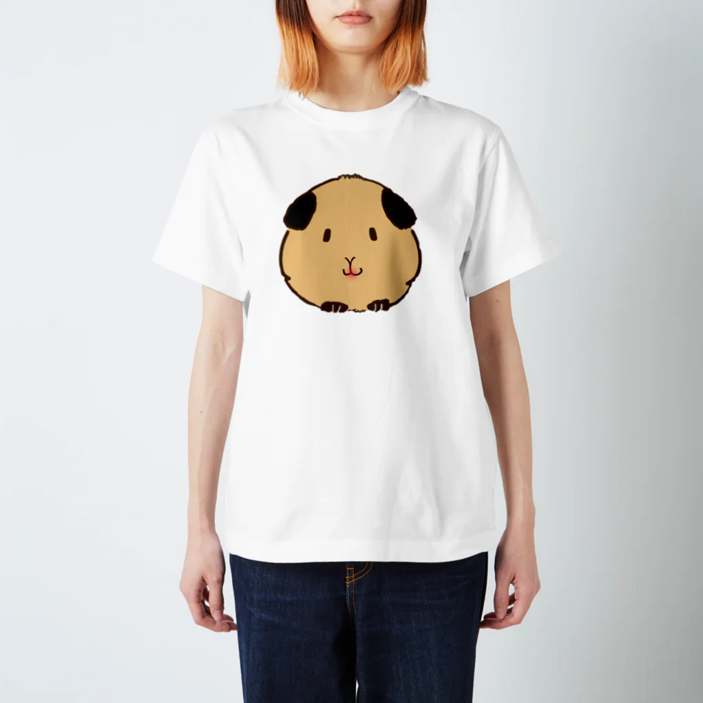 モルモットのミマモル隊のブラウン コロちゃん Regular Fit T-Shirt