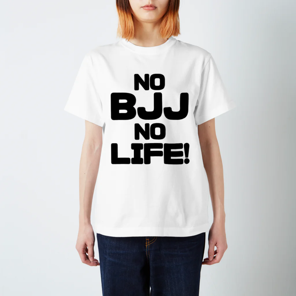 にしのたいじ　ダサいTシャツ作る人のNO BJJ NO LIFE スタンダードTシャツ