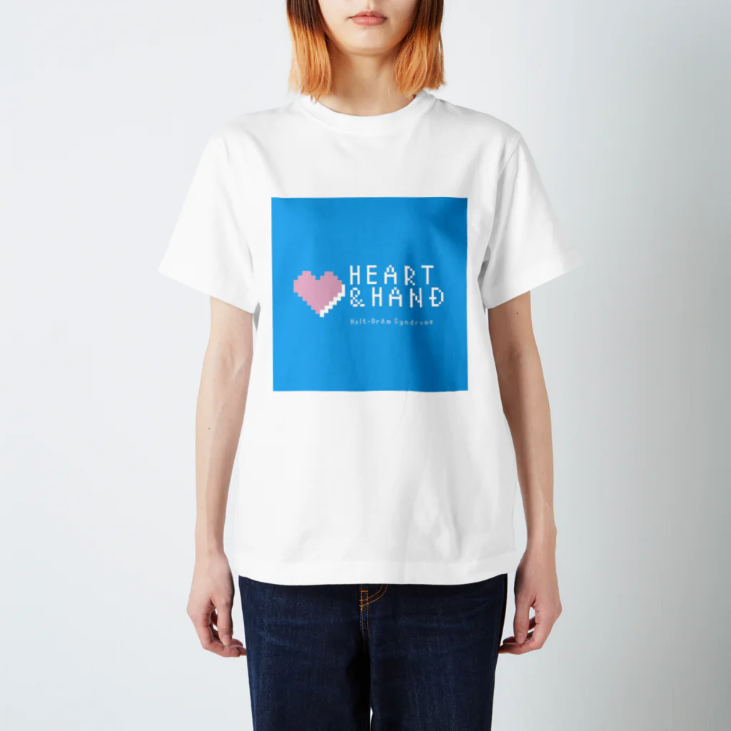 ハート&ハンドのHeart & Hand のスカイブルーのオリジナルアイテム Regular Fit T-Shirt
