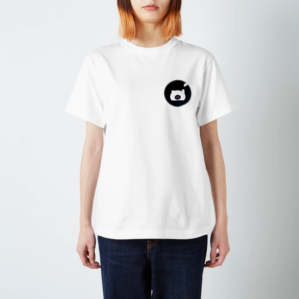 ぶたさんch! / ぶたさんちのぶたさんch! （マーク 小花柄） Regular Fit T-Shirt