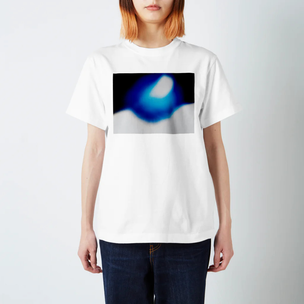 カメラを買うために写真を売る店の青いバラ スタンダードTシャツ