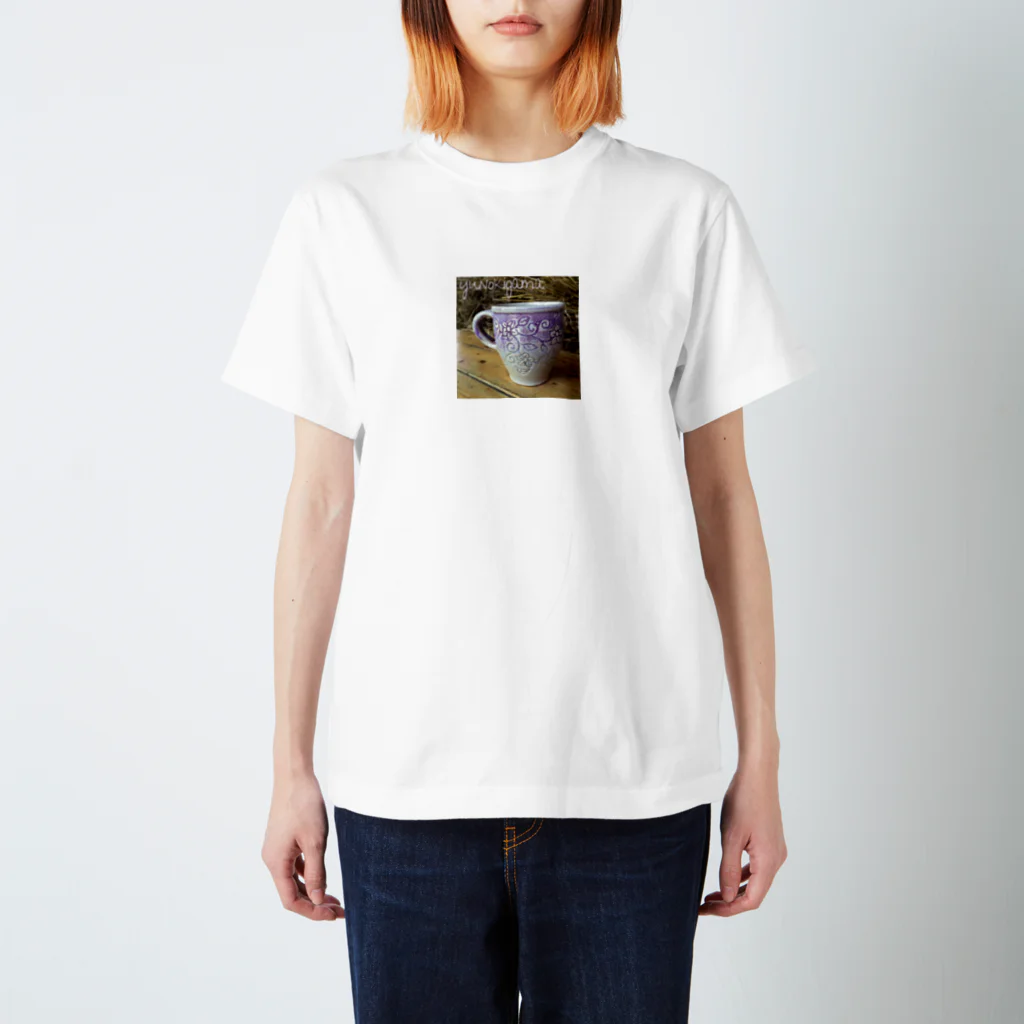 tmyunokiのぶどう灰釉　マグカップ　柄tシャツ Regular Fit T-Shirt