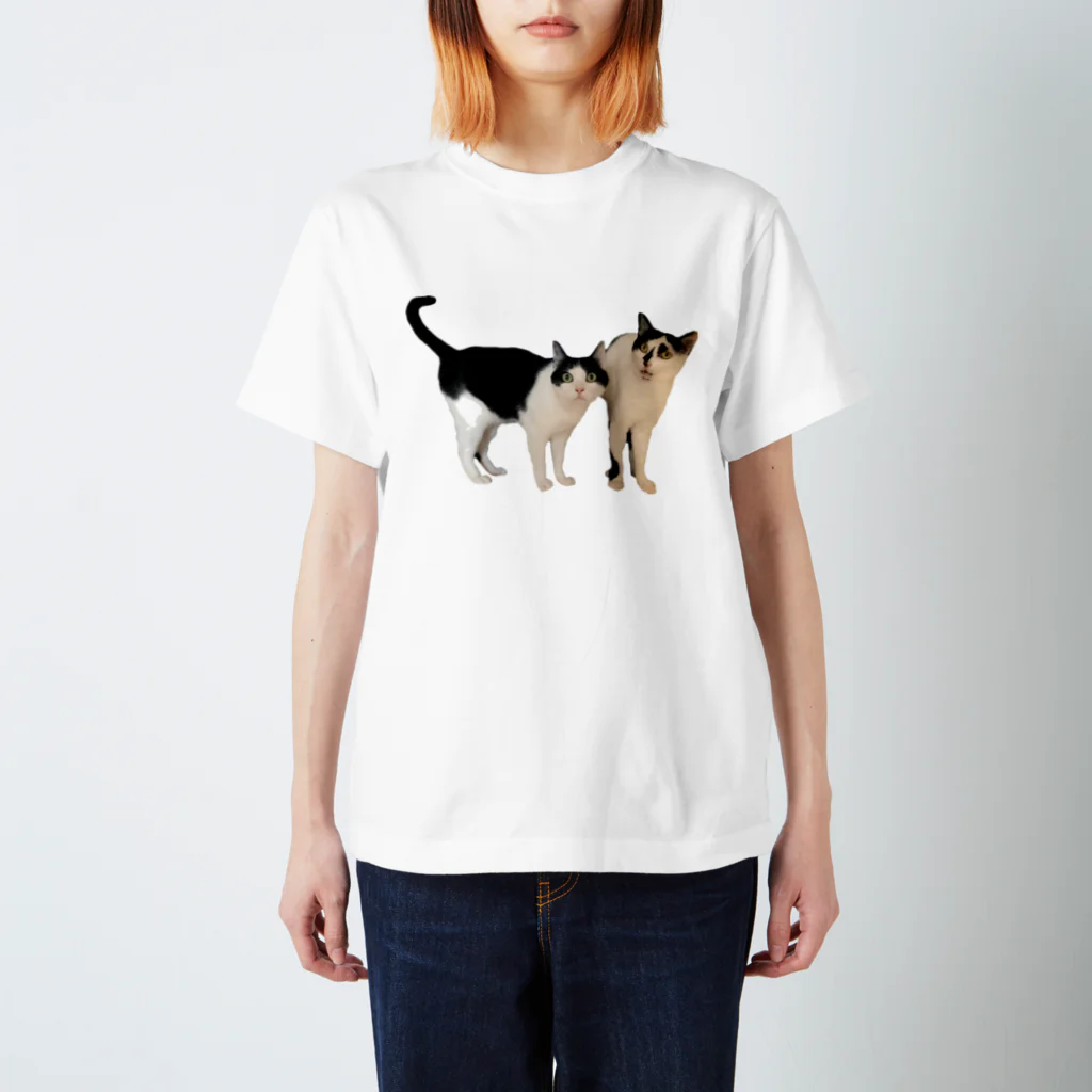 猫太郎のちこぷと猫太郎 スタンダードTシャツ