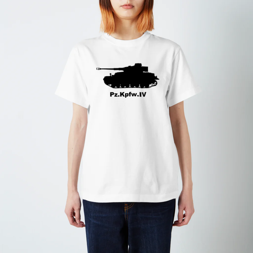 puikkoの戦車　IV号戦車（黒） Regular Fit T-Shirt