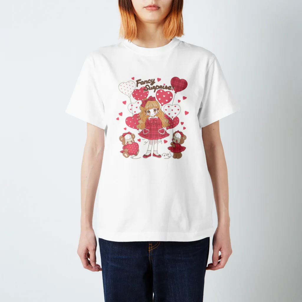 Fancy Surprise!の♡Valentine’s Heart Balloon♡ スタンダードTシャツ