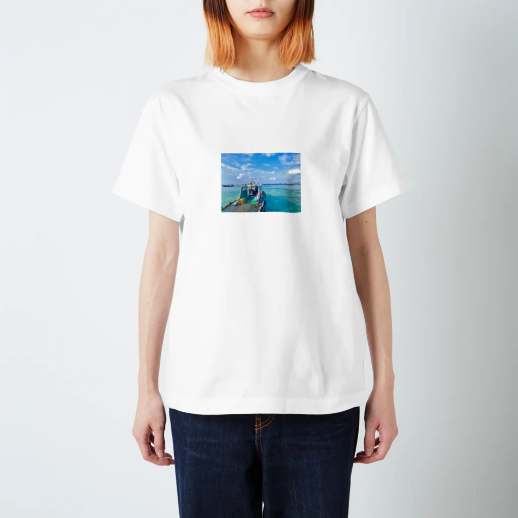 kei_26のシンガポールの海 Regular Fit T-Shirt