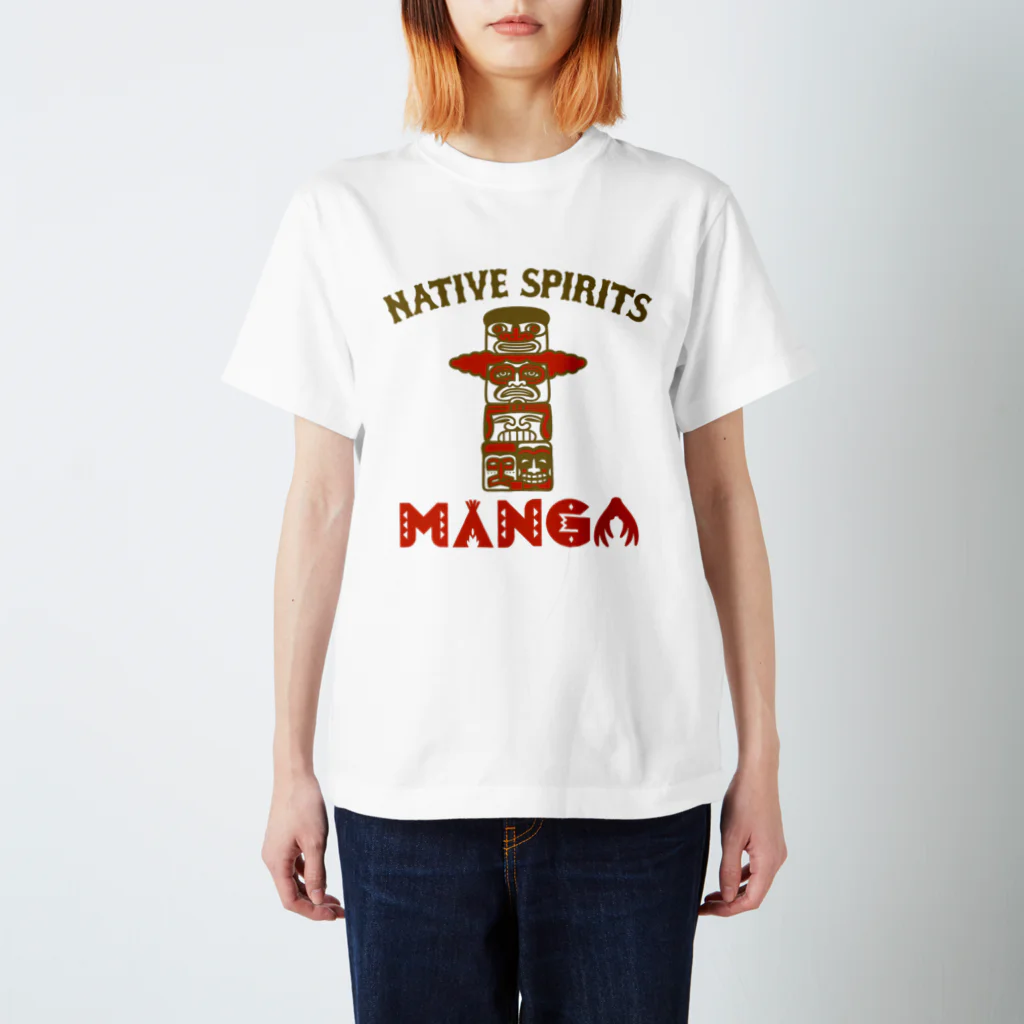 COSMICATION JUNKYARDのNATIVE MANGA SPRITS あすなろ編 Regular Fit T-Shirt