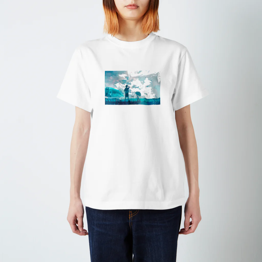 眩しいの君といると世界が広がるみたい スタンダードTシャツ