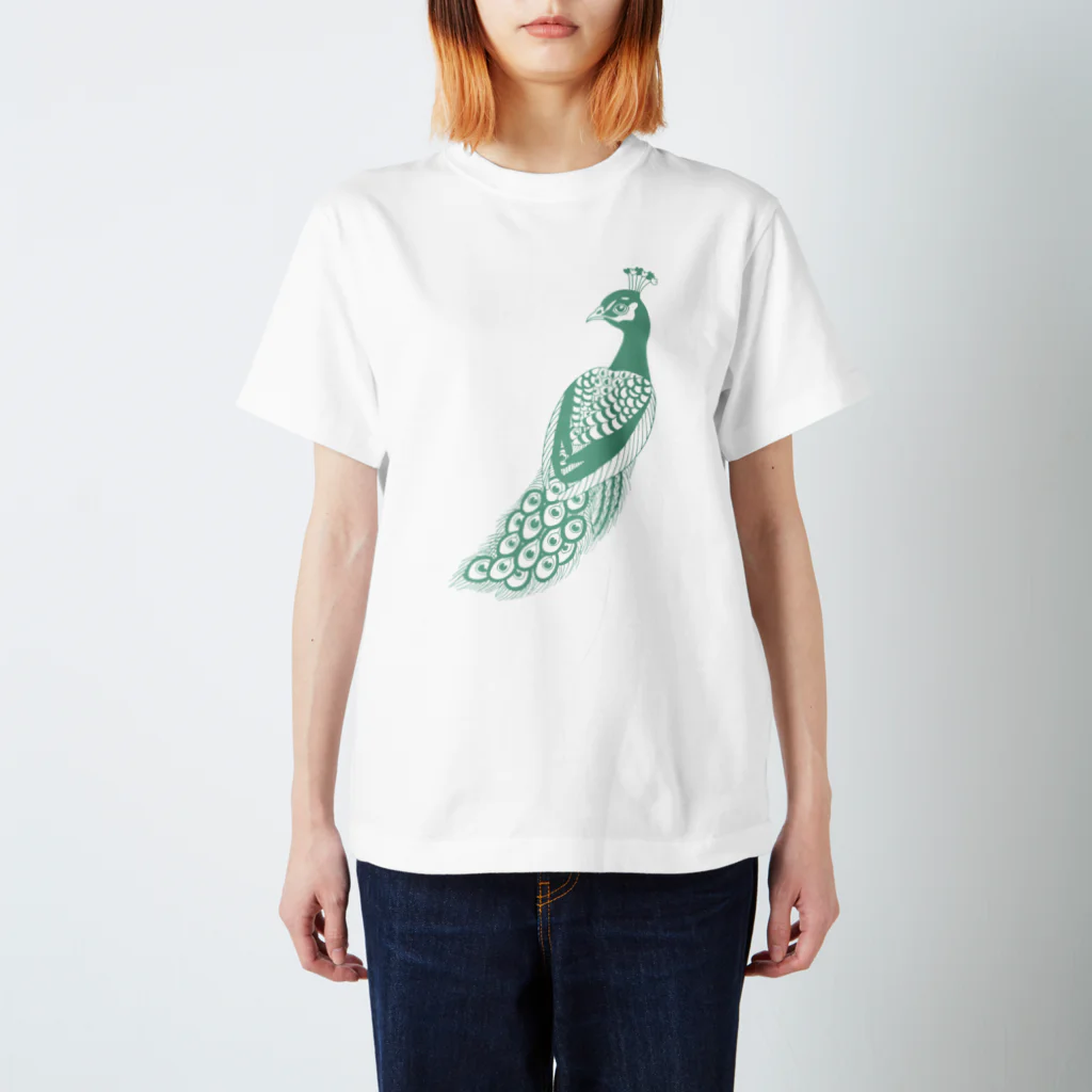 KANAT  LAMHITAの孔雀 Regular Fit T-Shirt