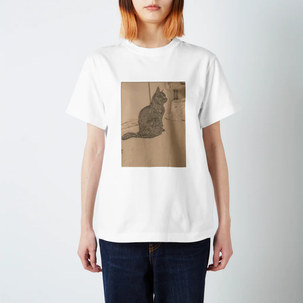 くさみの猫 Regular Fit T-Shirt