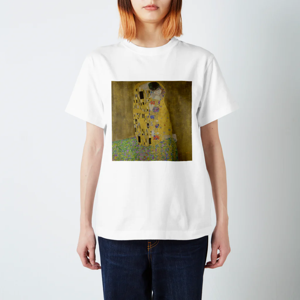 art-standard（アートスタンダード）のグスタフ・クリムト（Gustav Klimt） / 接吻（The Kiss） 1908 スタンダードTシャツ