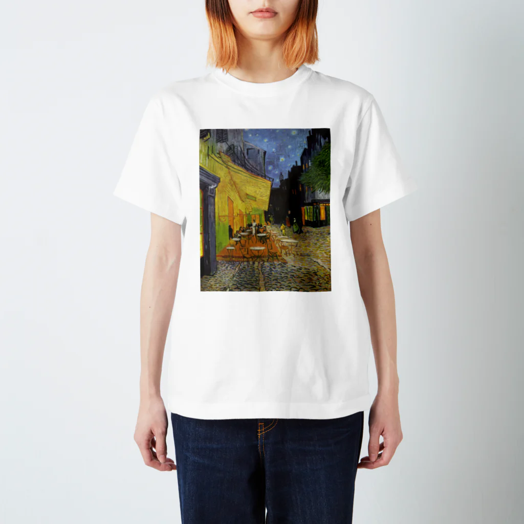 art-standard（アートスタンダード）のゴッホ（Vincent van Gogh） / 夜のカフェテラス （Terrasse du café le soir） 1888 スタンダードTシャツ