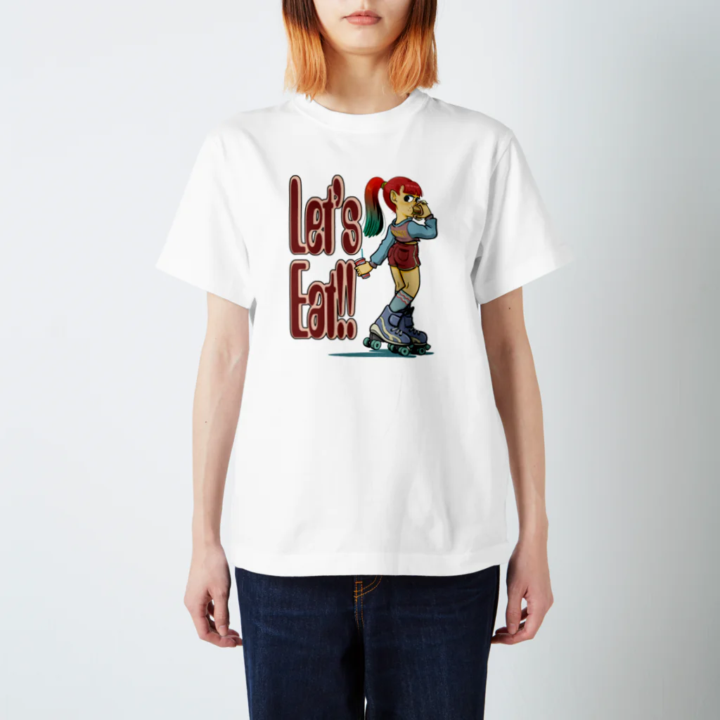 nidan-illustrationの“let's eat!!" スタンダードTシャツ