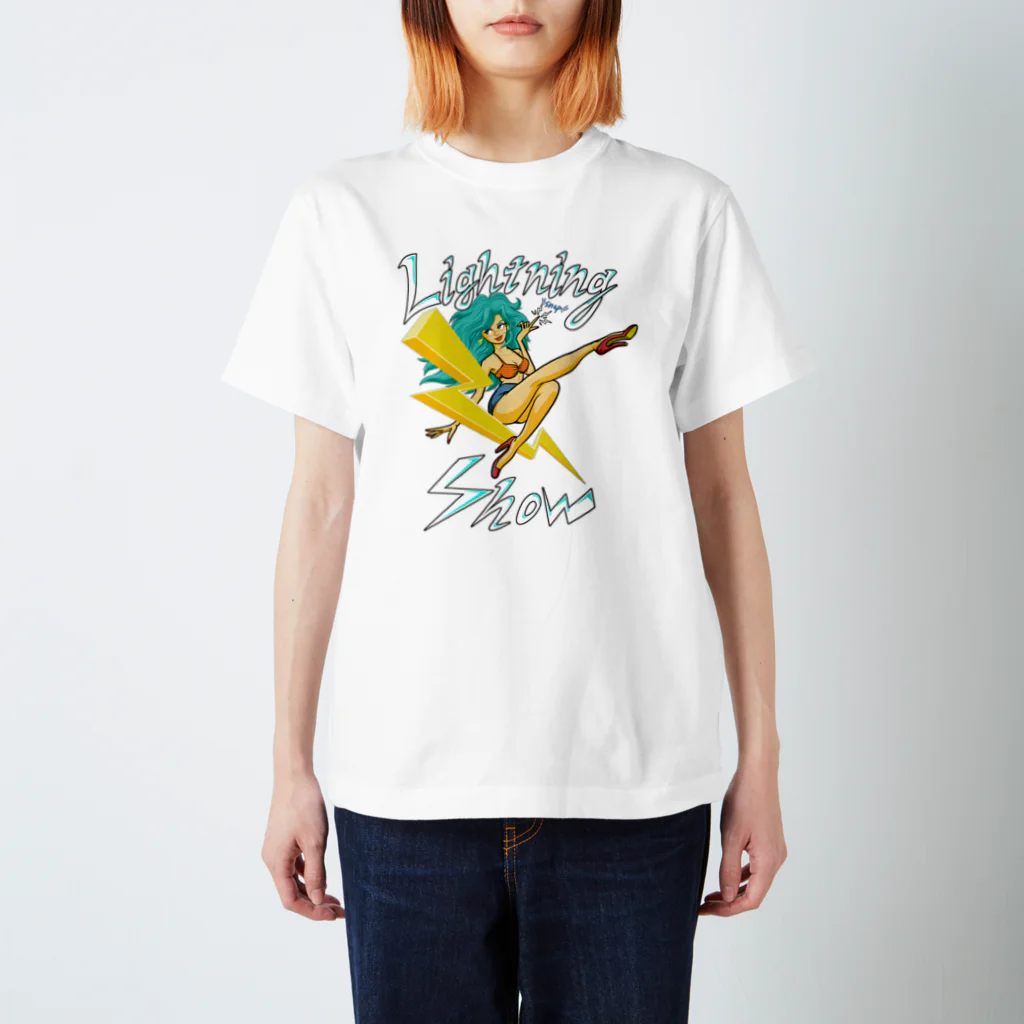 nidan-illustrationの“Lightning Show” Regular Fit T-Shirt