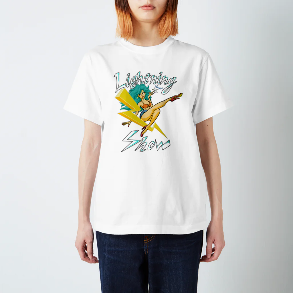 nidan-illustrationの“Lightning Show” スタンダードTシャツ