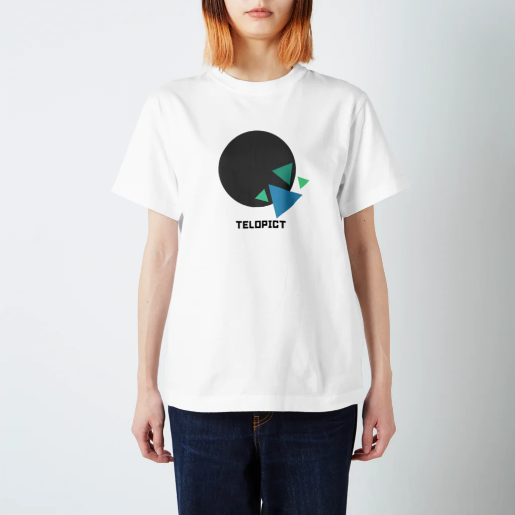 TELOPICTグッズストアのTELOPICT オリジナルロゴＴシャツ　【Mint】 スタンダードTシャツ