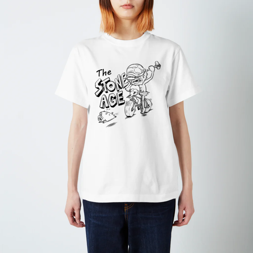 nidan-illustrationの"The STONE AGE" #1 スタンダードTシャツ