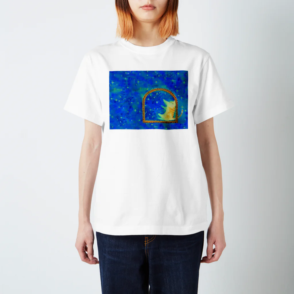 chieris-neko-yaのねことtwinkle星の空 Regular Fit T-Shirt