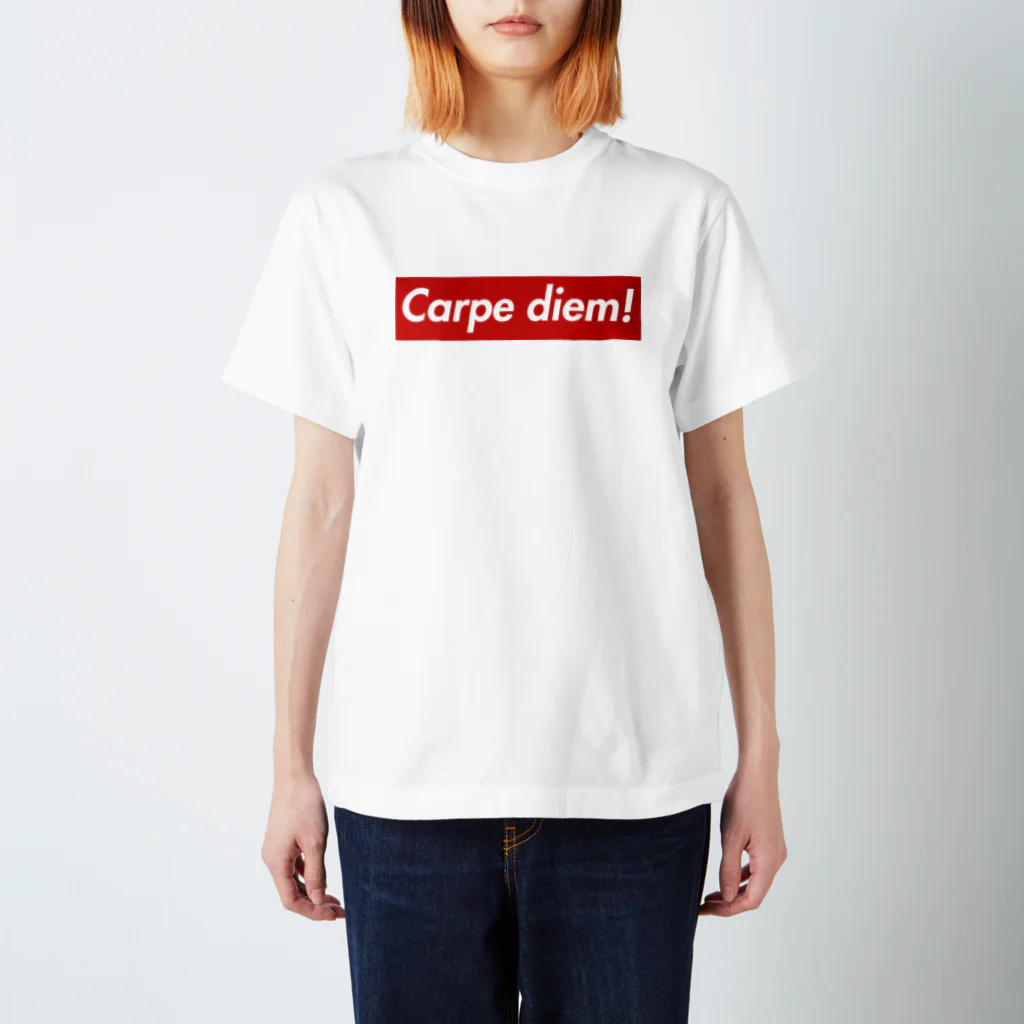 Your HappyのPietasのYour HappyのCarpe diem!版 Regular Fit T-Shirt