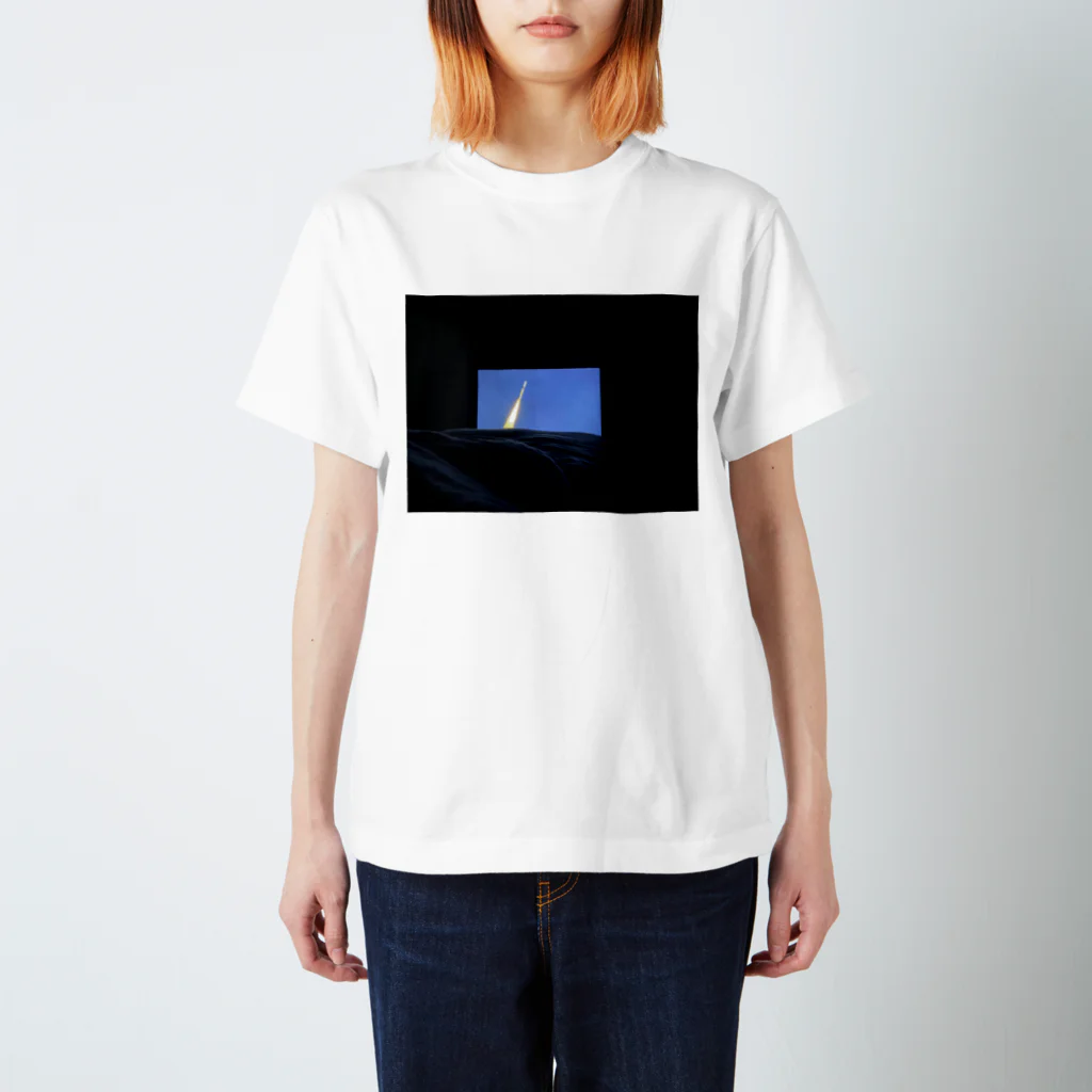 変な写真の８畳に65インチのテレビ スタンダードTシャツ